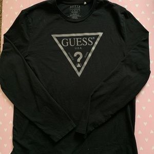 XL MENS long sleeve Guess T-shirt